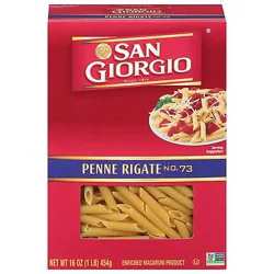 San Giorgio Pasta Penne Rigate Box - 16 Oz