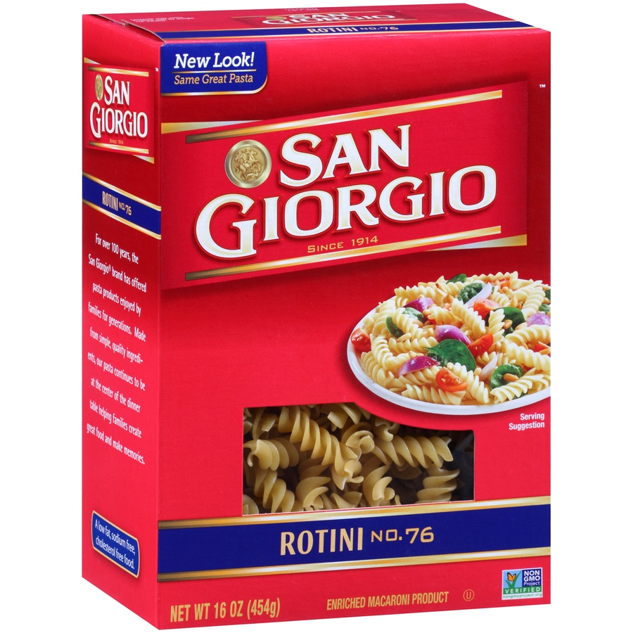 slide 2 of 8, San Giorgio No. 76 Rotini 16 oz, 