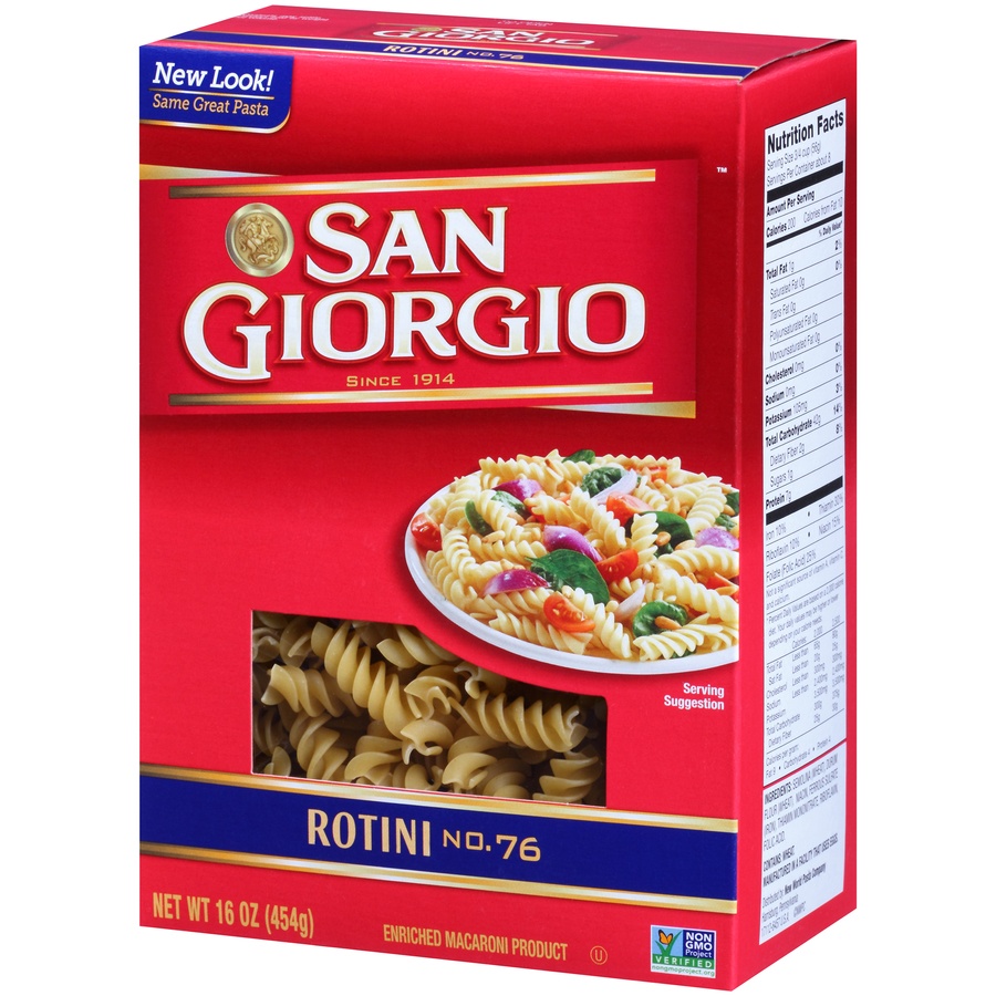 slide 3 of 8, San Giorgio No. 76 Rotini 16 oz, 