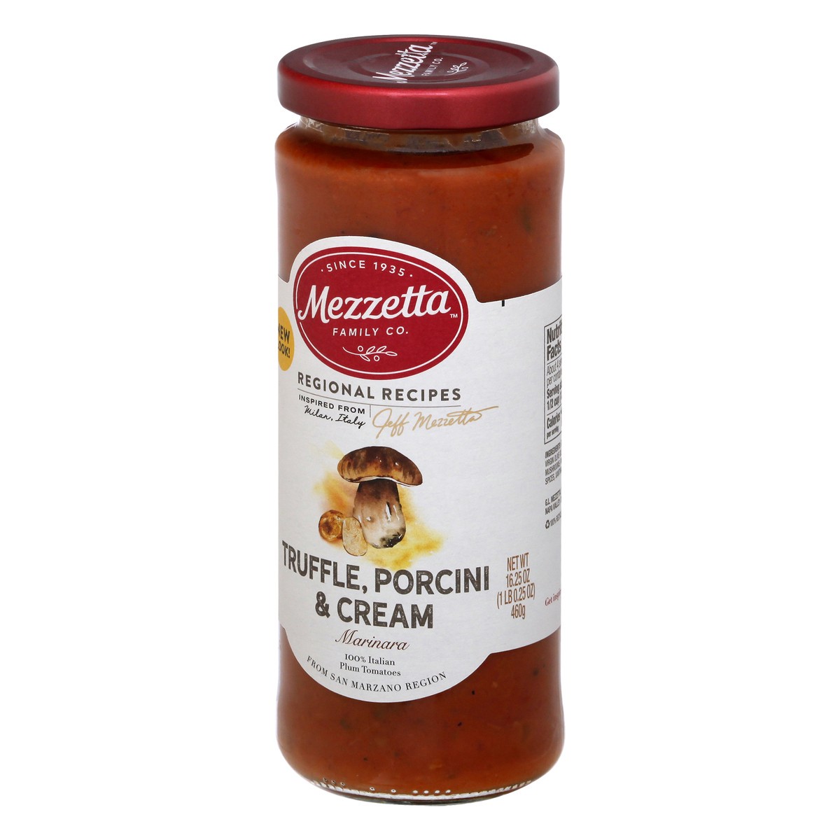 slide 2 of 9, Mezzetta Truffle, Porcini & Cream Marinara 16.25 oz, 16.25 oz