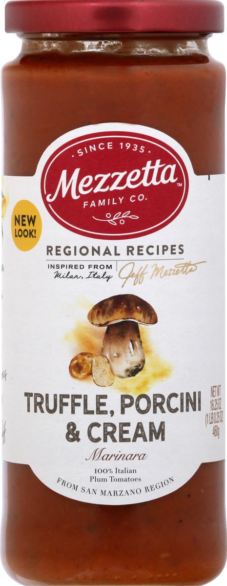 slide 4 of 9, Mezzetta Truffle, Porcini & Cream Marinara 16.25 oz, 16.25 oz