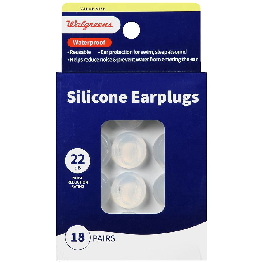slide 4 of 5, Walgreens Silicone Earplugs, 36 ct