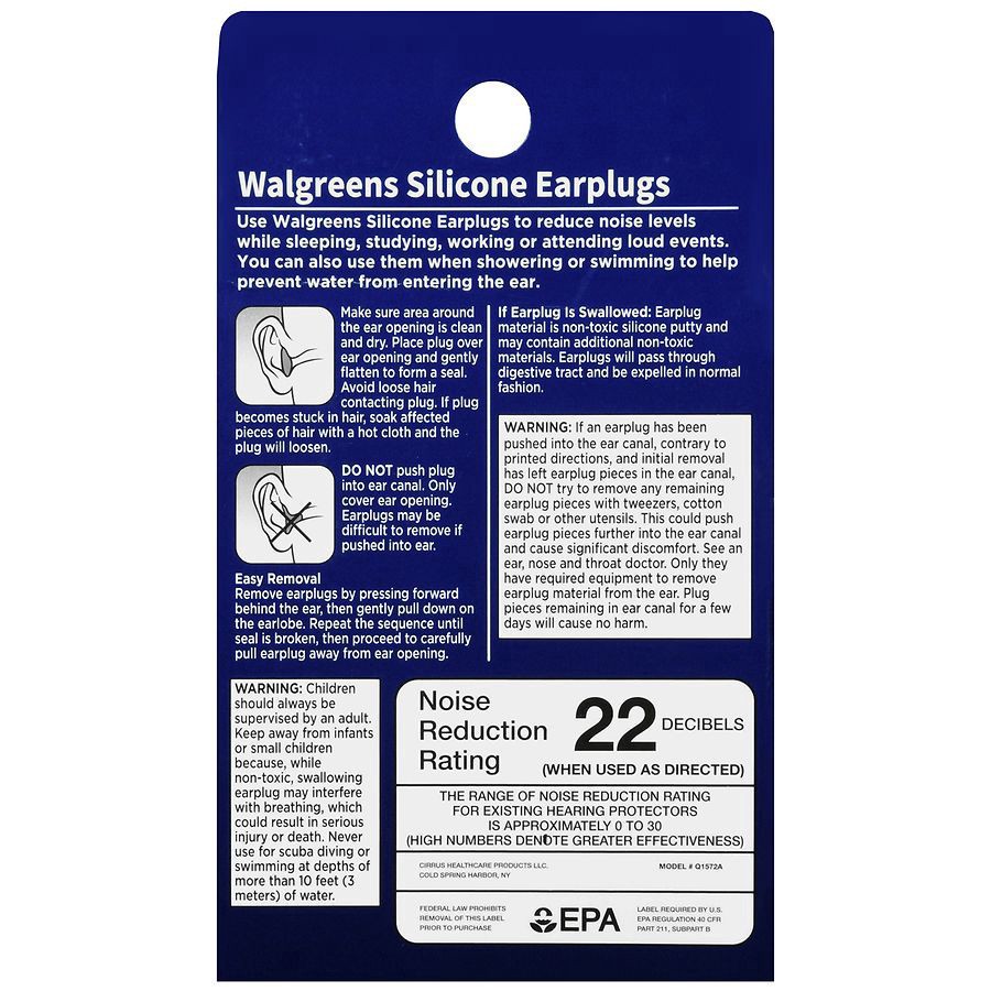 slide 3 of 5, Walgreens Silicone Earplugs, 36 ct
