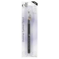 slide 1 of 1, e.l.f. Shimmer Eyeliner Pencil Black Bandit, 0.04 oz
