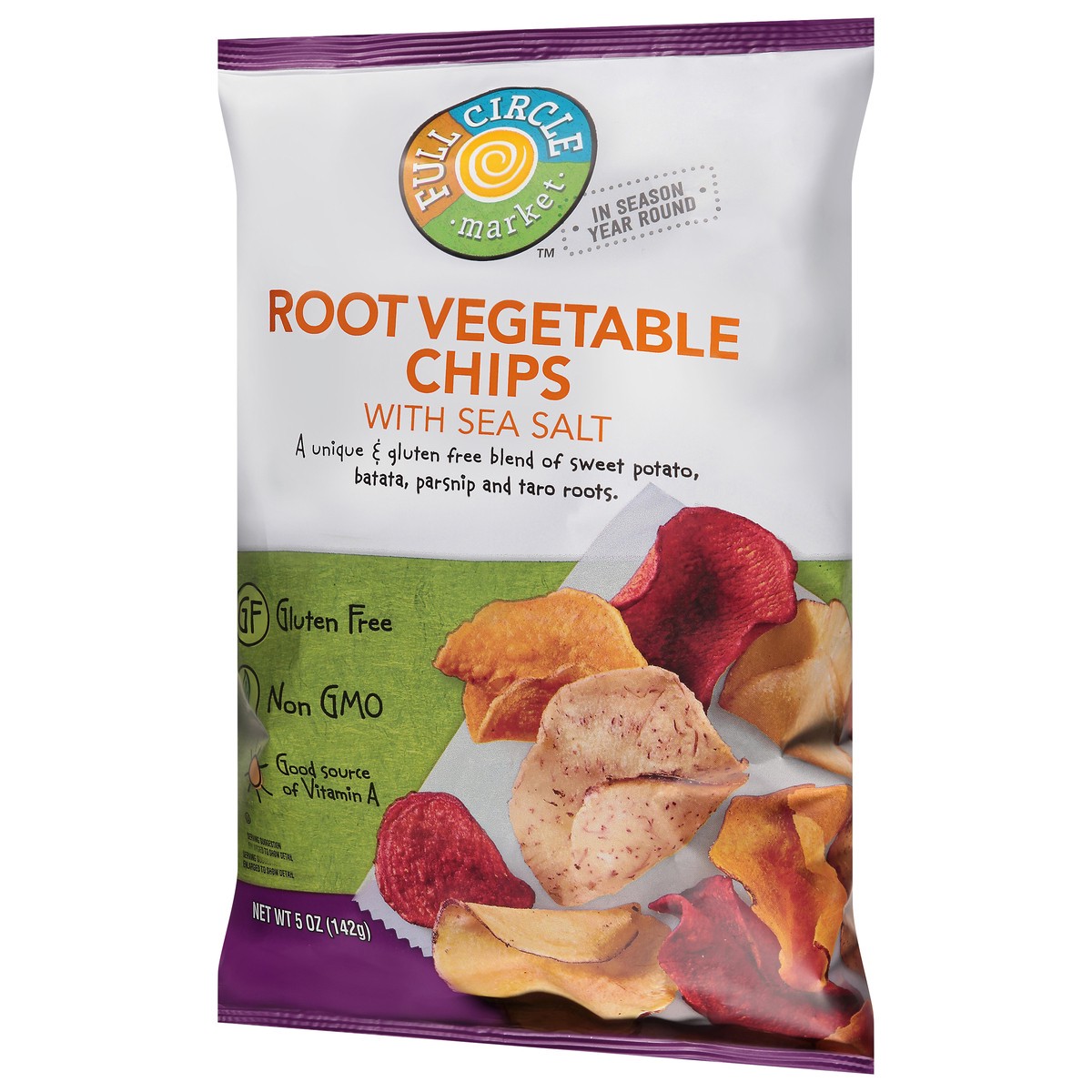 slide 15 of 16, Full Circle Market Root Vegetable Chips with Sea Salt 5 oz, 5 oz