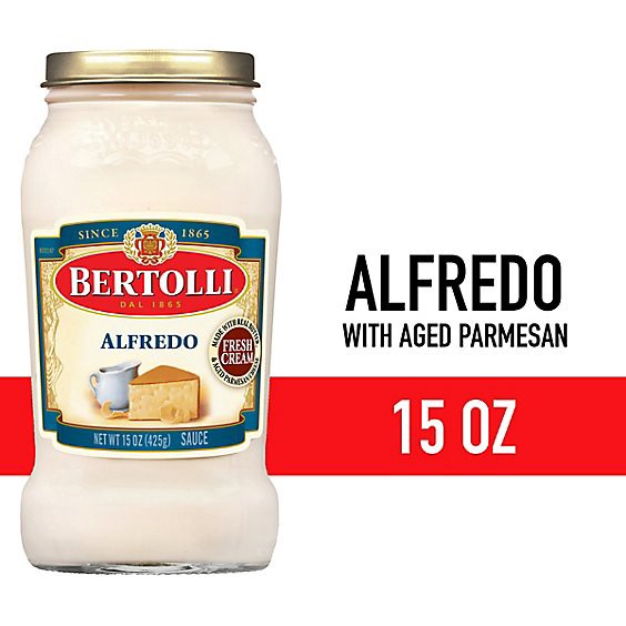 slide 1 of 12, Bertolli Alfredo Sauce With Aged Parmesan Cheese - 15 Oz, 15 oz