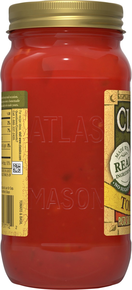 slide 10 of 12, Classico Tomato & Basil Pasta Sauce Jar - 24 Oz, 24 oz