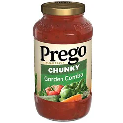 Prego Chunky Garden Combo Pasta Sauce - 23.75 Oz