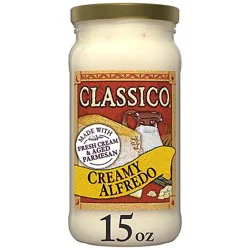 Classico Creamy Alfredo Pasta Sauce Jar - 15 Oz