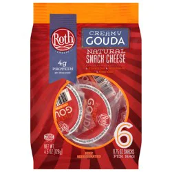 Roth Natural Creamy Gouda Snack Cheese 6 - 0.75 oz Each