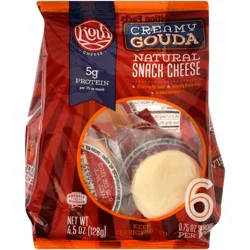 Roth Natural Creamy Gouda Snack Cheese 6 ea