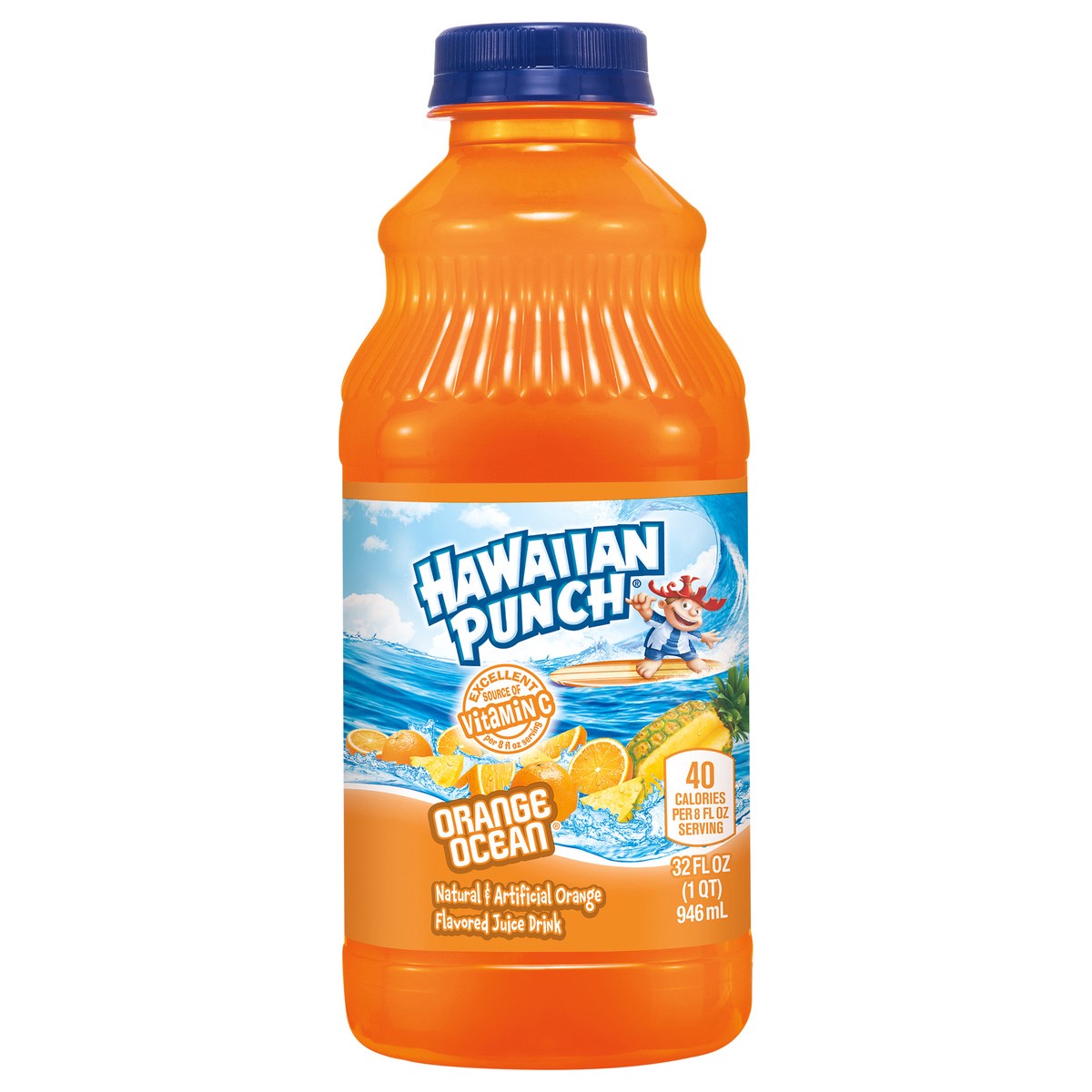 slide 1 of 5, Hawaiian Punch Orange Ocean Juice Drink, 32 fl oz bottle, 32 fl oz