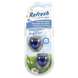 Refresh Your Car! , 2-Pack Mini Diffuser, Fresh Linen 2