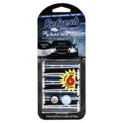 Refresh Your Car! Auto Vent Sticks 6 ea