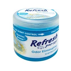 Refresh Your Car! 4.5 OZ Air Freshener (Summer Breeze Scent, 1 Pack)