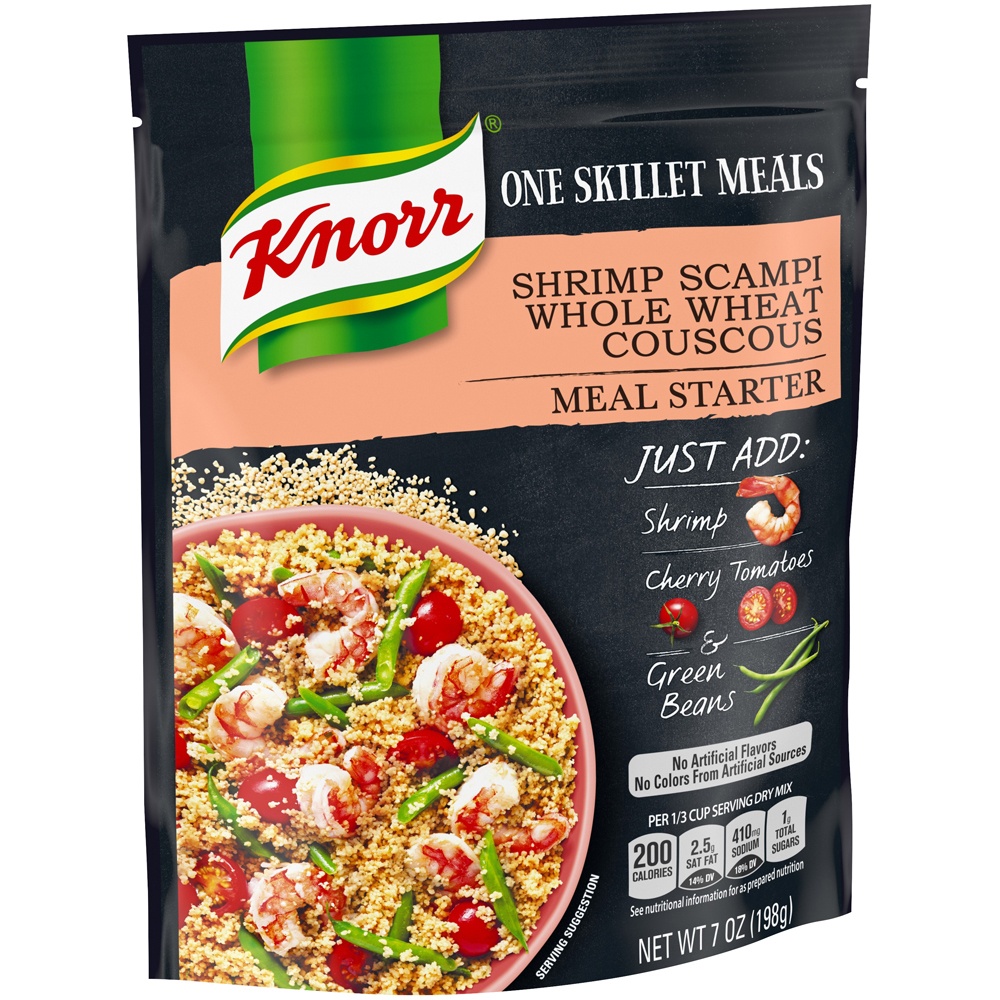 Knorr One Skillet Meals Shrimp Scampi Whole Wheat Couscous Meal Starter 7 oz Shipt