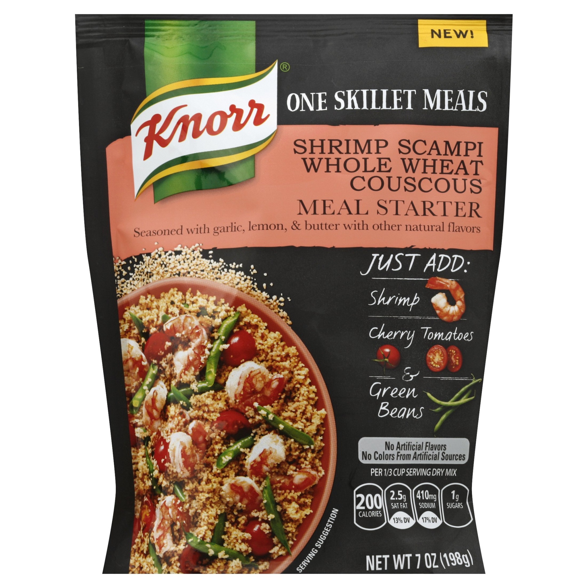 Knorr One Skillet Meals Shrimp Scampi Whole Wheat Couscous Meal Starter 7 oz Shipt