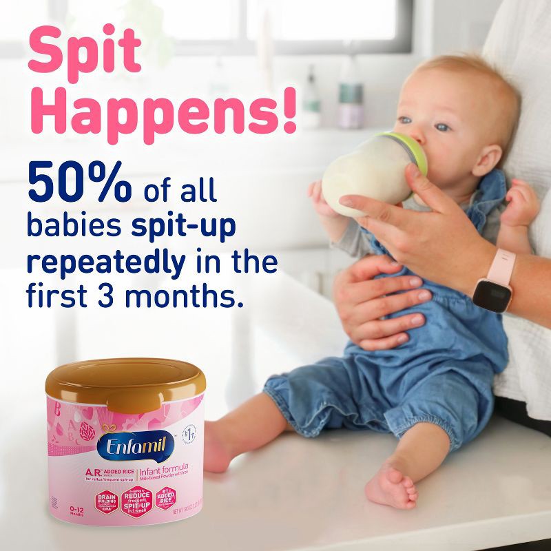 slide 6 of 14, Enfamil A.R. Powder Infant Formula - 19.5oz, 19.5 oz