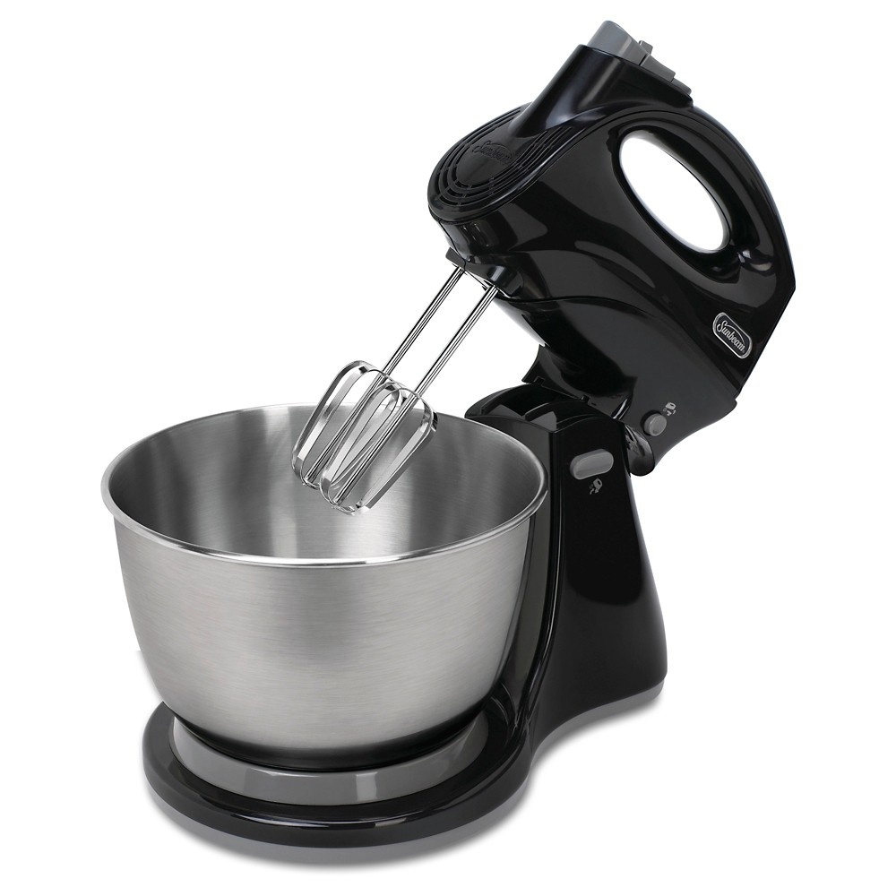 slide 2 of 3, Sunbeam Hand & Stand 5-Speed Mixer - Black FBSBH0302, 1 ct