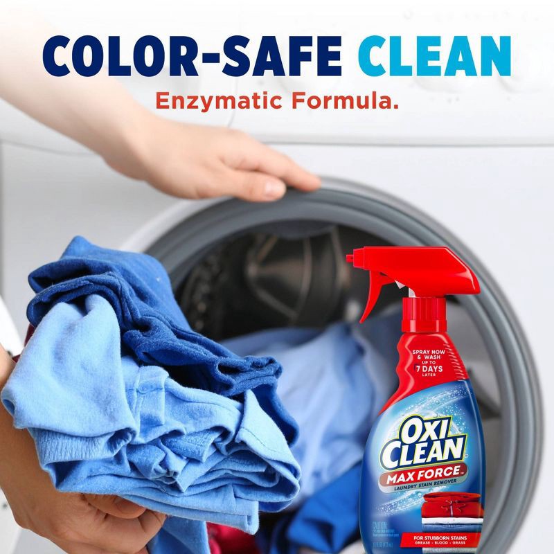 slide 7 of 10, OxiClean MaxForce Laundry Stain Remover Spray - 12 fl oz, 12 fl oz