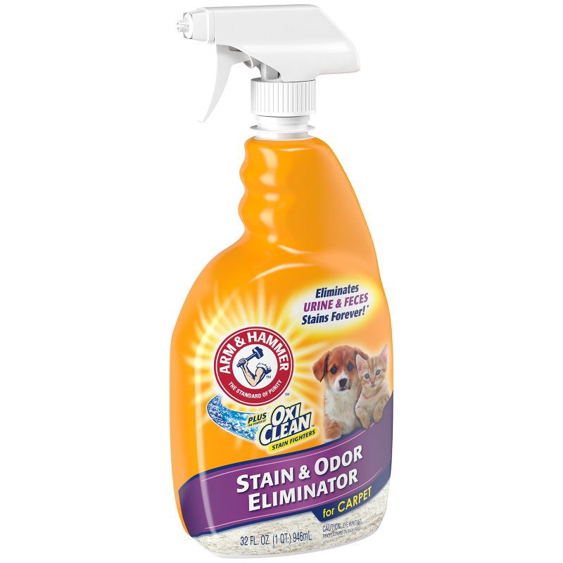 slide 2 of 7, Arm & Hammer Plus Oxiclean Pet Stain & Odor Eliminator for Carpet - 32oz, 32 oz