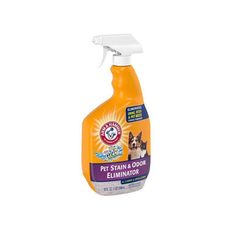 slide 2 of 9, Arm & Hammer Plus Oxiclean Pet Stain & Odor Eliminator for Carpet - 32oz, 32 oz