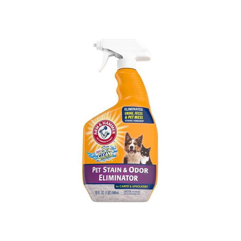 slide 5 of 9, Arm & Hammer Plus Oxiclean Pet Stain & Odor Eliminator for Carpet - 32oz, 32 oz