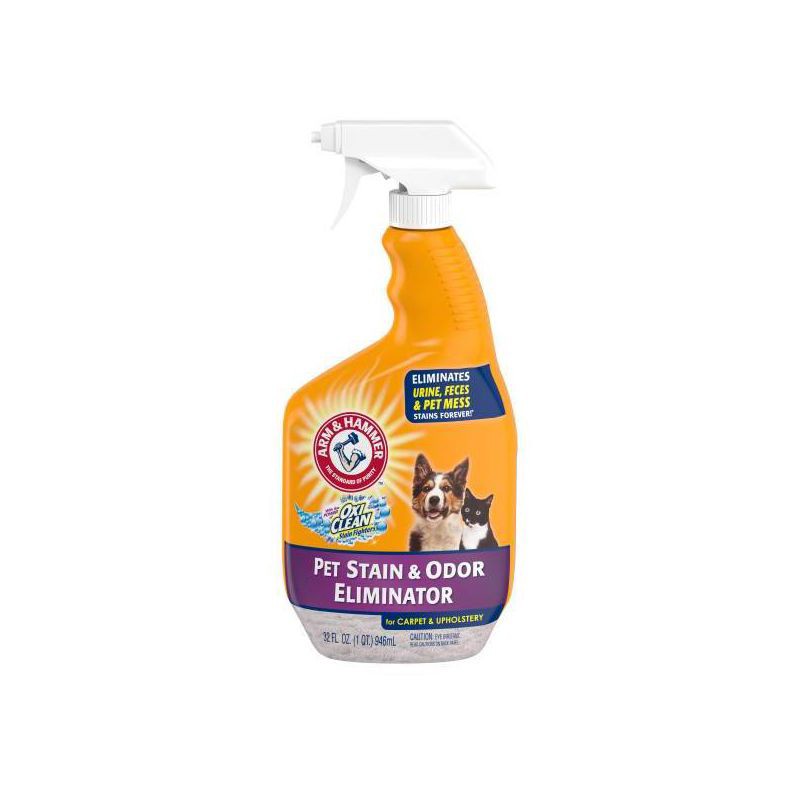 slide 1 of 9, Arm & Hammer Plus Oxiclean Pet Stain & Odor Eliminator for Carpet - 32oz, 32 oz