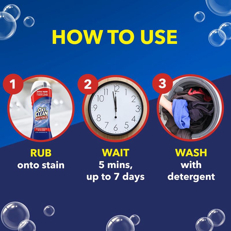 slide 7 of 10, OxiClean Max Force Gel Stain Remover Stick - 6.2 fl oz, 6.2 fl oz