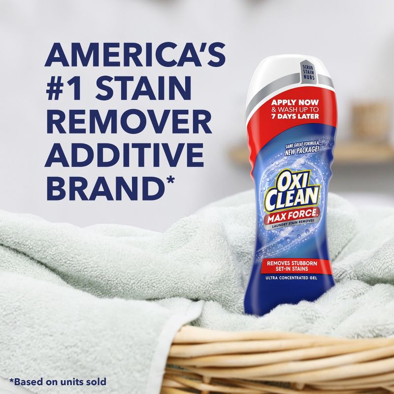 slide 9 of 10, OxiClean Max Force Gel Stain Remover Stick - 6.2 fl oz, 6.2 fl oz