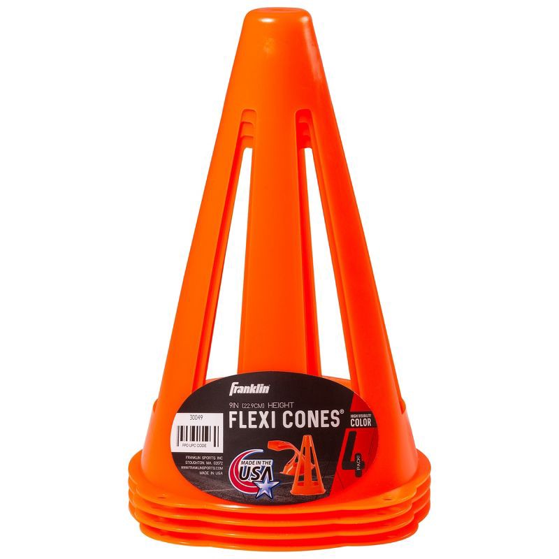 slide 3 of 3, Franklin Sports MLS Flexi Cones - 4ct, 4 ct