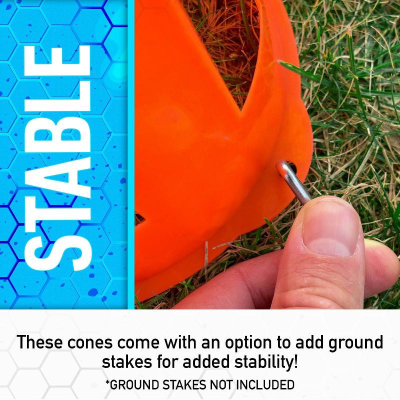 slide 5 of 9, Franklin Sports MLS Flexi Cones - 4ct, 4 ct