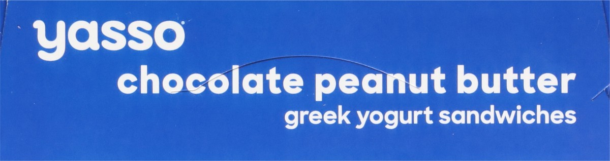 slide 5 of 14, Yasso Chocolate Peanut Butter Greek Yogurt Sandwiches 3 - 3.5 fl oz ea, 3 ct