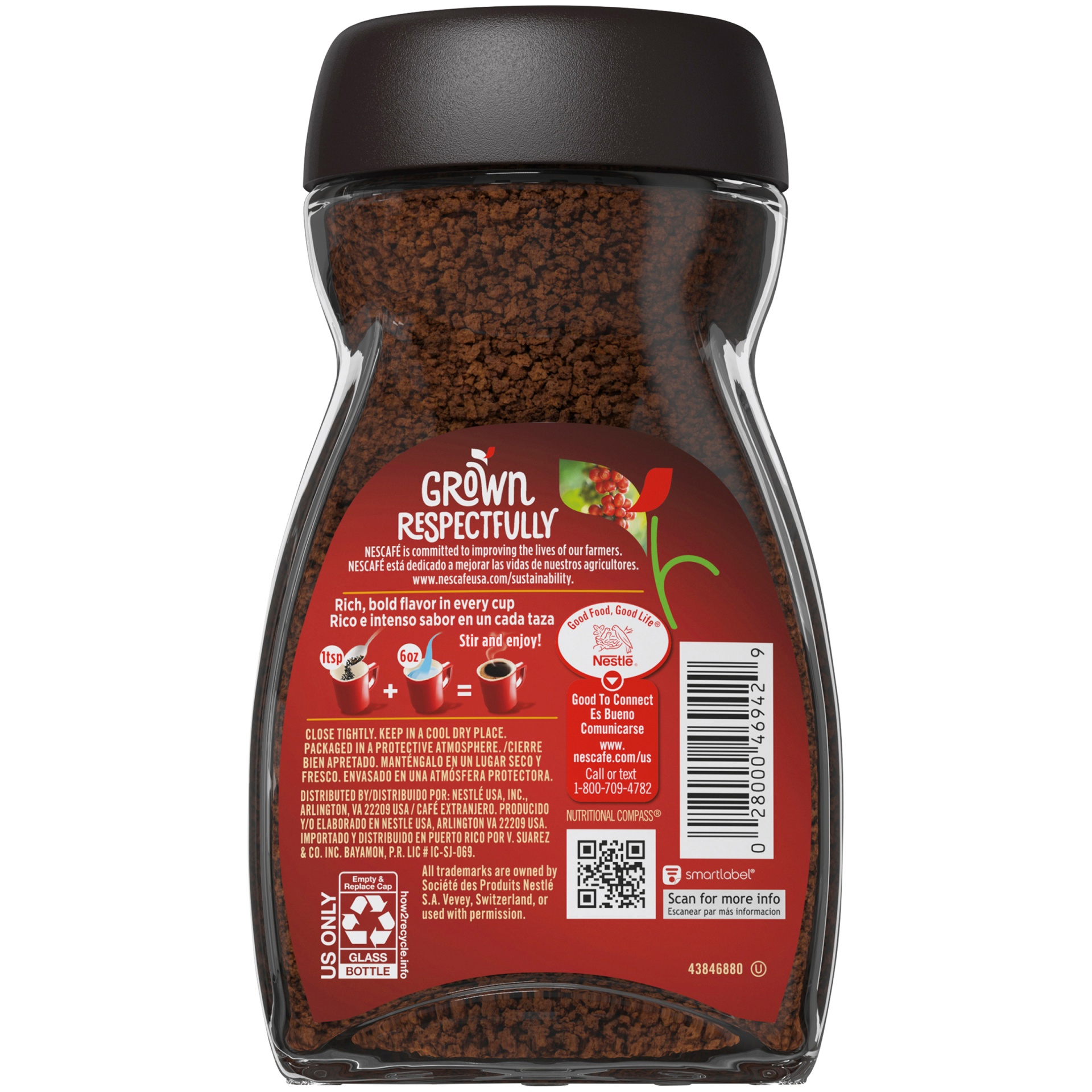 slide 4 of 4, Nescafé Clasico Dark Roast Instant Coffee Jar - 3.5oz, 3.5 oz