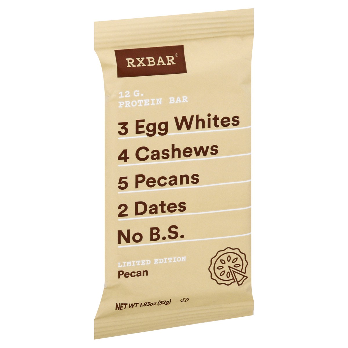 slide 7 of 13, RXBAR Protein Bar, Pecan, 1.83 oz, 1.83 oz