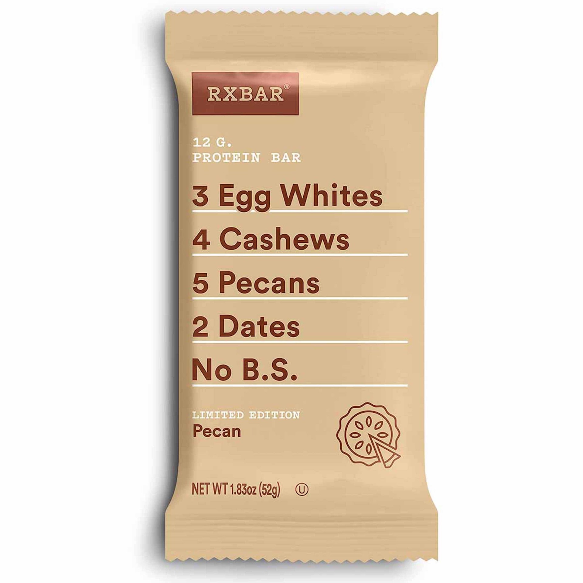 slide 1 of 13, RXBAR Protein Bar, Pecan, 1.83 oz, 1.83 oz