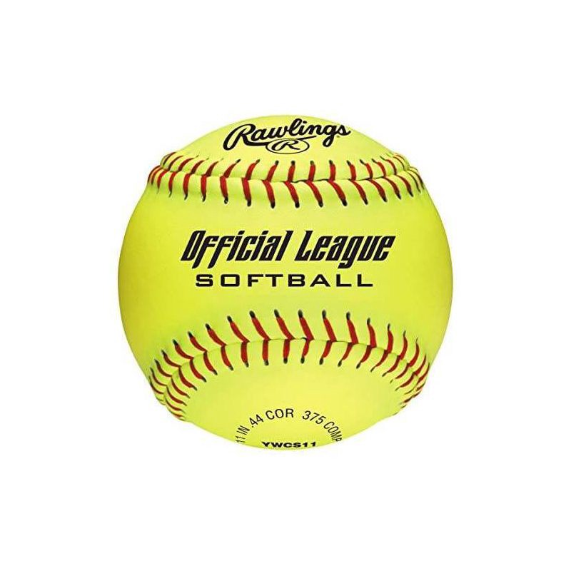 slide 3 of 5, Rawlings Fastpitch Softball 4pk, 4 ct