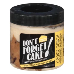 Don't Forget Cake Cookie Dough Personal Layer Cake Refrigerated