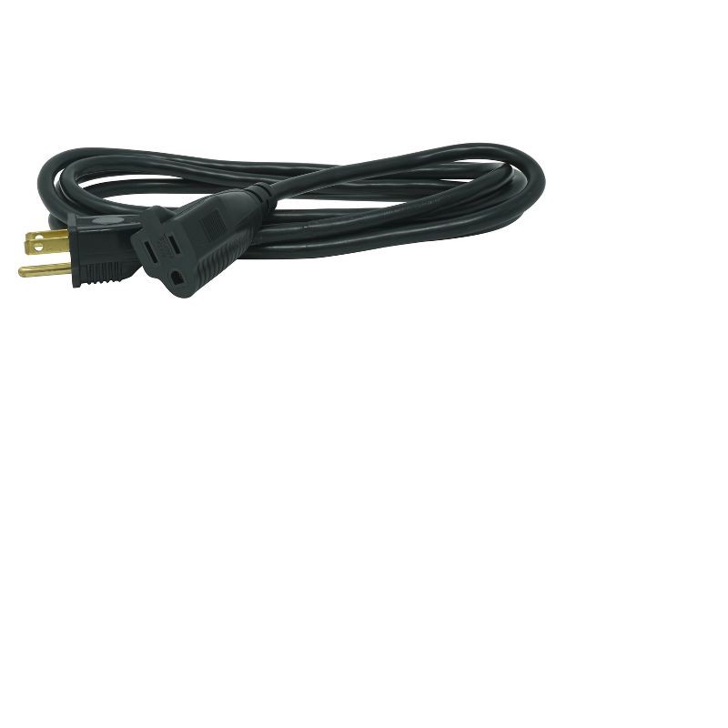 slide 2 of 2, Woods 8' Outdoor Extension Cord Black, 1 ct