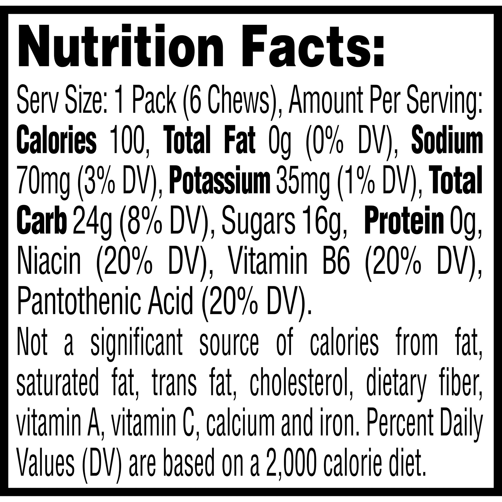 slide 4 of 4, Gatorade Prime Strawberry Energy Chews, 1 oz