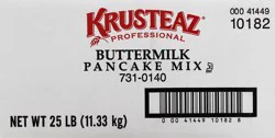 Krusteaz Buttermilk Pancake Mix 25 lb