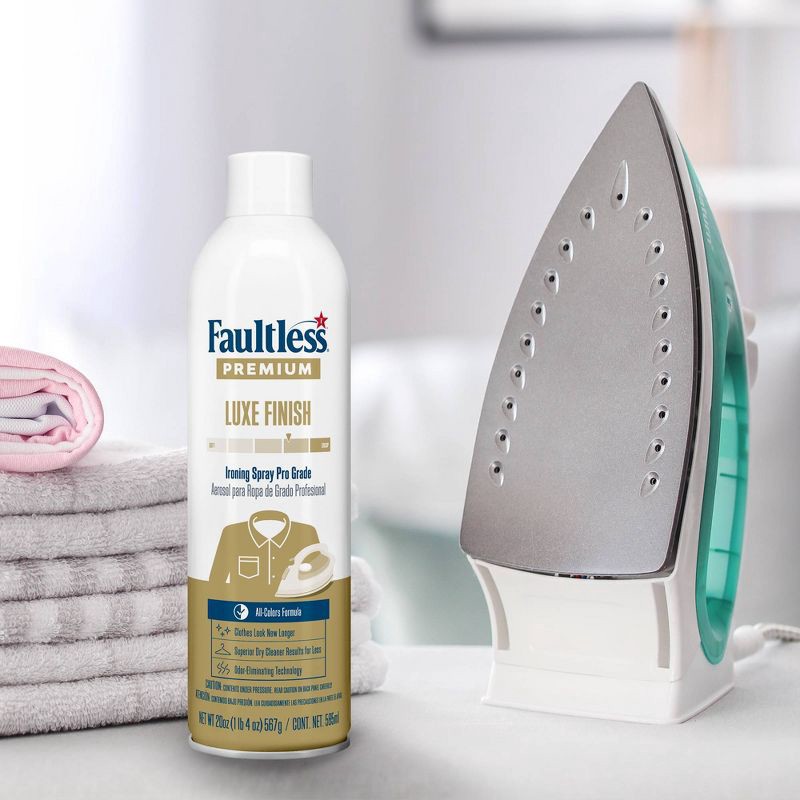 slide 6 of 6, Faultless Starch Premium Spray Starch - 20oz, 20 oz