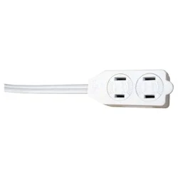 Woods International Woods 15' Indoor Extension Cord White