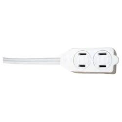 Woods International Woods 15' Indoor Extension Cord White