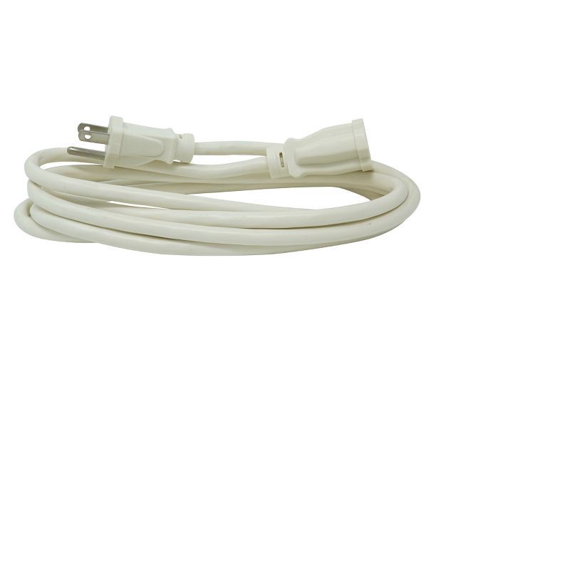 slide 2 of 2, Woods 8' Outdoor Extension Cord White, 1 ct