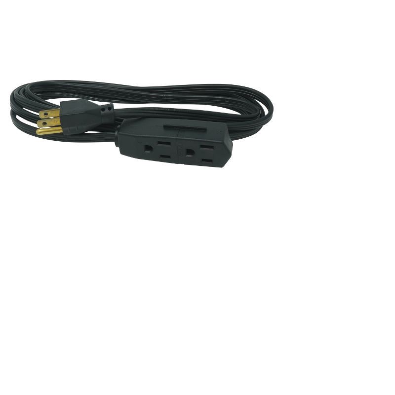 slide 4 of 4, Woods International Woods 8' Grounded Extension Cord Black, 1 ct