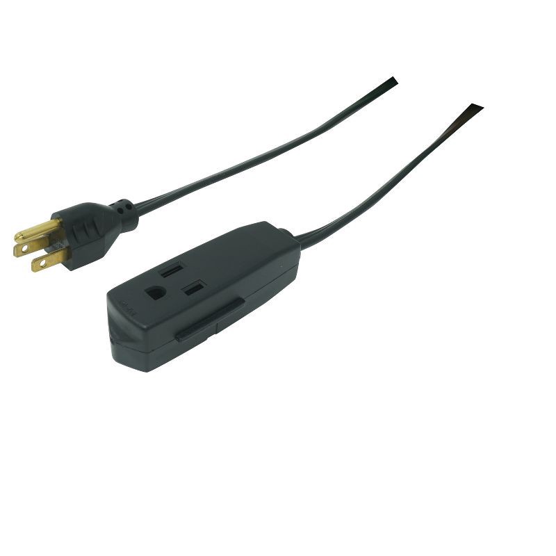 slide 3 of 4, Woods International Woods 8' Grounded Extension Cord Black, 1 ct