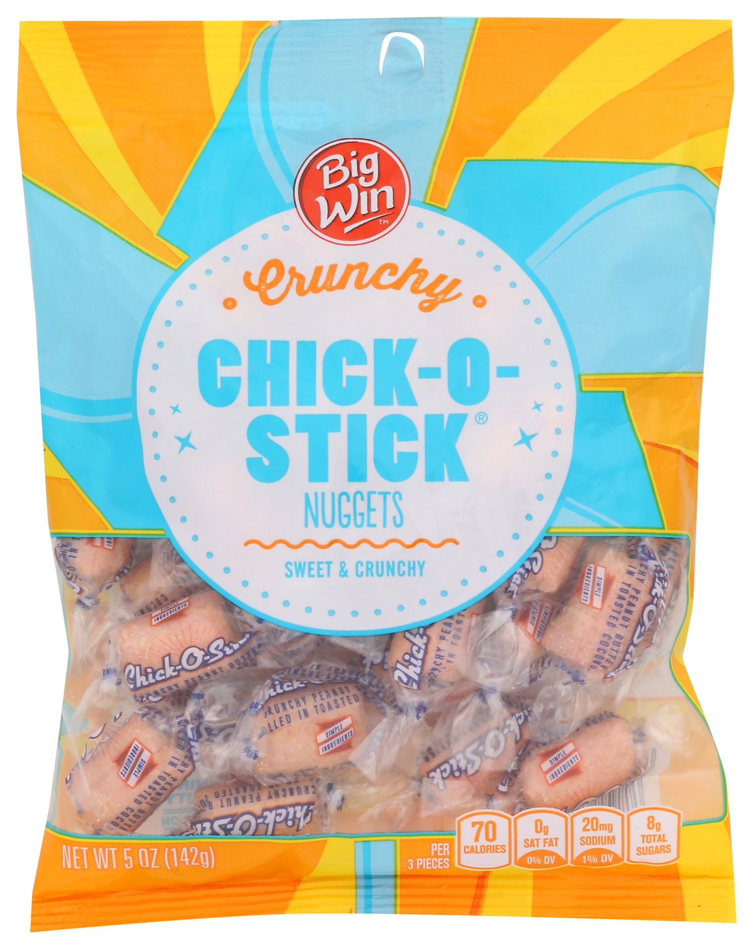 slide 1 of 4, Big Win Chick-o-stick Nuggets, 5 oz