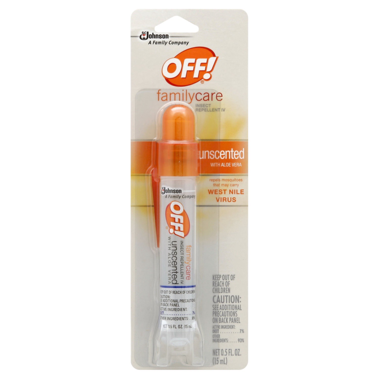 slide 1 of 3, OFF! FamilyCare 7% Deet Mini Insect Repellent Spritz Pen Unscented, 0.5 oz
