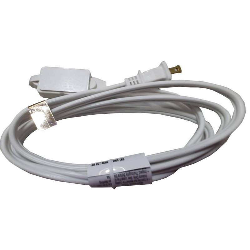 slide 4 of 4, Woods 6' Extension Cords White, 1 ct